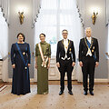 Lietuvos pirmosios poros rengiama valstybinė vakarienė Suomijos pirmosios poros garbei