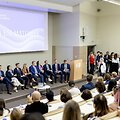 Vyriausybės nariai lankėsi Klaipėdos universitete