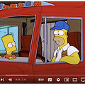 Socialiniuose tinkluose prisiminta &bdquo;Simpsonų&ldquo; serija, kurioje Homeris tapo vilkiko vairuotoju