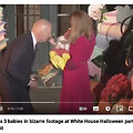 Joe Bidenas kūdikius per Helovino vakarėlį tariamai kandžiojo juokais