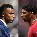Kylianas Mbappe ir Achrafas Hakimi