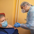 Vilniaus miesto klinikinės ligoninės medikų vakcinacija nuo COVID-19