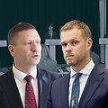 Simonas Kairys ir Gabrielius Landsbergis