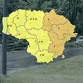 Dalyje Lietuvos &ndash; oranžinis perspėjimas