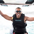 Poilsiaujantis Barackas Obama