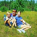 Vlada Musvydaitė su vaikais