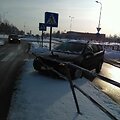 Jonavoje girtas "Opel" vairuotojas trenkėsi į atitvarus