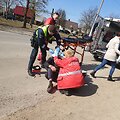 Kur&scaron;ėnuose motociklas partrenkė pėsčiąjį