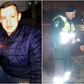 Kauno policijos reidas: pėstiesiems dalijo simbolines žvakutes