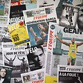 &bdquo;L'Equipe&ldquo; žurnalistai streikuoja dėl savininkų ketinimų atleisti pus&scaron;imtį darbuotojų. 