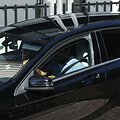 Cristiano Ronaldo &scaron;iuo automobiliu atvyko į teismą Madride.