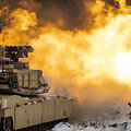 JAV tankų ABRAMS &scaron;audymai