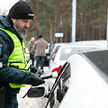 &Scaron;ventinio kelių policijos reidas Vilniuje akimirka