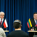 Jacekas Czaputowiczius ir Linas Linkevičius