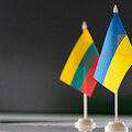 Lietuvos ir Ukrainos vėliavos