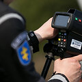 Kelių policijos reido akimirka