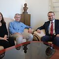 Kultūros ministras Mindaugas Kvietkauskas susitiko su YIVO žydų mokslinių tyrimų instituto Niujorke vykdomuoju direktoriumi Jonathanu Brentu ir &scaron;io instituto archyvų vadove dr. Stefanie Halpern