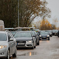 Automobilių spūstys prie Vilniaus kapinių