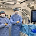 Dr. Kasparas Briedis ir kardiologas Norvydas Zapustas