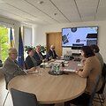 Sveikatos apsaugos ministrė Marija Jakubauskienė susitiko su Retų ligų sveikatos lyderystės misijos koordinatoriumi, fondo &bdquo;Brains for Brain&ldquo; prezidentu prof. Maurizio Scarpa ir europarlamentaru Vyteniu Povilu Andriukaičiu. 
