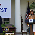 Donaldas Trumpas ir Melania Trump 