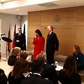 Gitanas Nausėda su Diana Nausėdiene lankosi Romoje