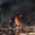 Beirute esančiame sandėlyje įsiplieskė gaisras