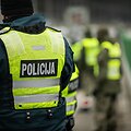 Kontrolės postas kelyje Kaunas - Vilnius