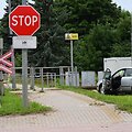 Automobilis prie pervažos