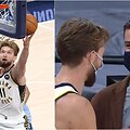Domantas Sabonis surengė nuostabų pasirodymą, o po rungtynių labinosi su Jonu Valančiūnu