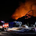 Panevėžyje užsiliepsnojo angaras