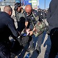 Izraelyje žydų maldininkai prie Merono kalno susirėmė su policija