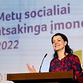 Irmantas Gelūnas/BNS nuotr. Nacionalinių atsakingo verslo apdovanojimų 2022 akimirkos.
