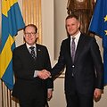 G. Landsbergis ir T. Billstromas (URM nuotr.)