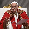 Papas Pranci&scaron;kus vadovauja mi&scaron;ioms Vatikane Pentekosto dieną. / Vatican Media/IPA/SIPA / Vatican Media/IPA/SIPA