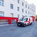 Spaudos konferencija greitosios pagalbos stotyje / Erikas Ovčarenko/BNS nuotr.