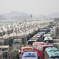 Izraelio ir &bdquo;Hamas&ldquo; karo fone musulmonai pradeda hadžą / Rafiq Maqbool / AP