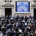 J. Milei triumfas: Argentinos parlamentas patvirtino prezidento reformų paketą / EMILIANO LASALVIA / AFP