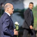 Peilio ataka Solingeno miesto &scaron;ventėje - Scholzo vizitas. / Thomas Banneyer / dpa/picture-alliance
