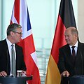 Britanijos ministras pirmininkas Starmer aplanko Berlyną. / JUSTIN TALLIS / via REUTERS