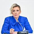 Rusijos Užsienio ministerijos informacijos direktorė forume. / IMAGO/Kristina Kormilitsyna / IMAGO/SNA