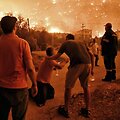 Graikijoje siautėja mi&scaron;ko gaisras. / Uncredited / AP