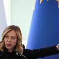 Italijos premjerė sveikina susitarimą siųsti migrantus į centrus Albanijoje / Florion Goga / REUTERS