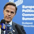 NATO generalinis sekretorius Markas Rutte / LUDOVIC MARIN / AFP