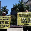 &bdquo;Greenpeace&ldquo;  aktyvistai Pusane / Aline Massuca / REUTERS