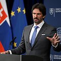 Slovakijos gynybos ministras Robertas Kalinakas / Radovan Stoklasa / REUTERS