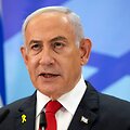Izraelio ministras pirmininkas Benjaminas Netanyahu / MAYA ALLERUZZO / AFP