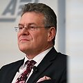 EK prekybos vadovas Maro&scaron;as &Scaron;efčovičius / JIM WATSON / AFP