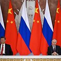 Xi Jinpingas ir Vladimiras Putinas / KIRILL KUDRYAVTSEV / AFP