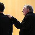 Gerard'as Depardieu su advokatu / DIMITAR DILKOFF / AFP